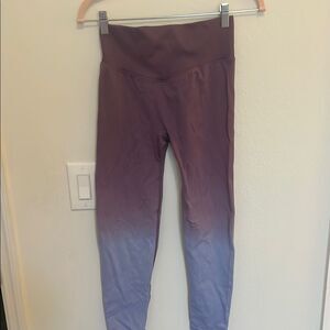 PINK Victoria's Secret Purple to Blue Ombre Leggings